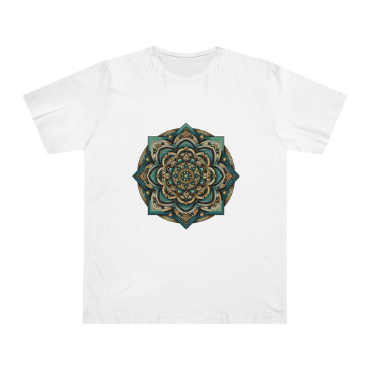 Turquoise Geometry: Vintage Mandalas in Gold & Black