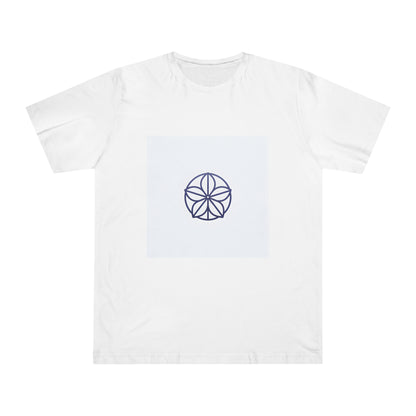 Blooming Serenity: Monochrome Periwinkle Botanical Gardens T-Shirt