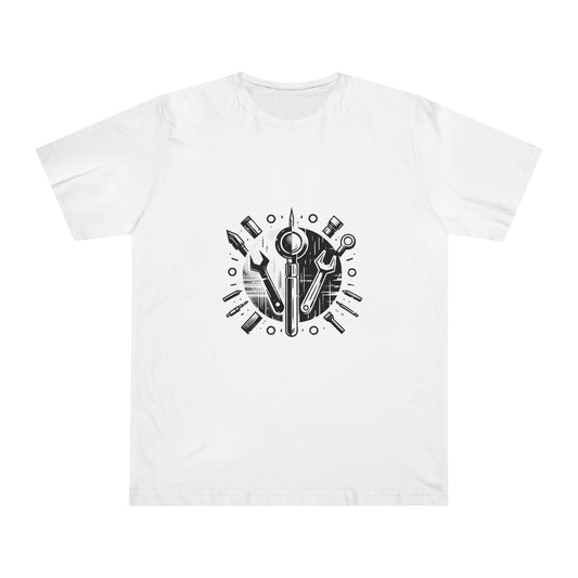 Minimalist Distressed DIY Elements Sketch Tee