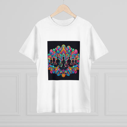 Tranquil Neon Zen: Mindfulness and Meditation in Acid Art