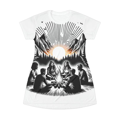 Mountain Melody: Sunset Serenity T-Shirt
