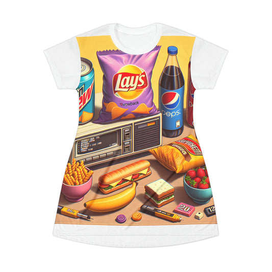 Retro Snack Throwback: 90s-2000s Nostalgia T-Shirt