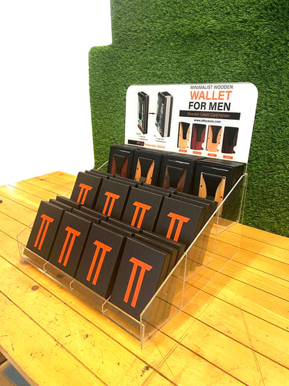 36 Credit Card Holder Bundle + Free Acrylic Display