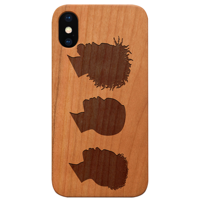 African Man Faces - Engraved