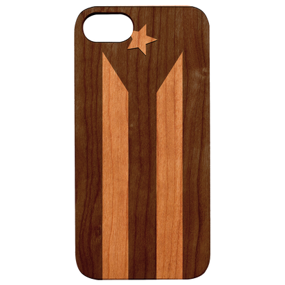 Flag Puerto Rico - Engraved