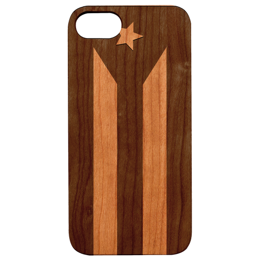 Flag Puerto Rico - Engraved