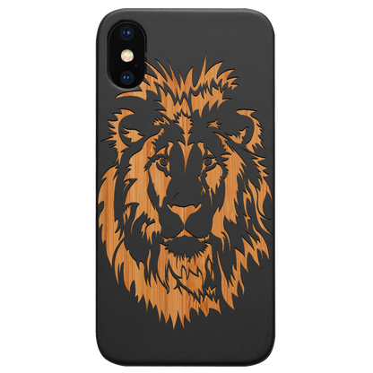 Lion Face 5 - Engraved