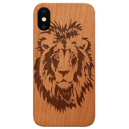 Lion Face 5 - Engraved