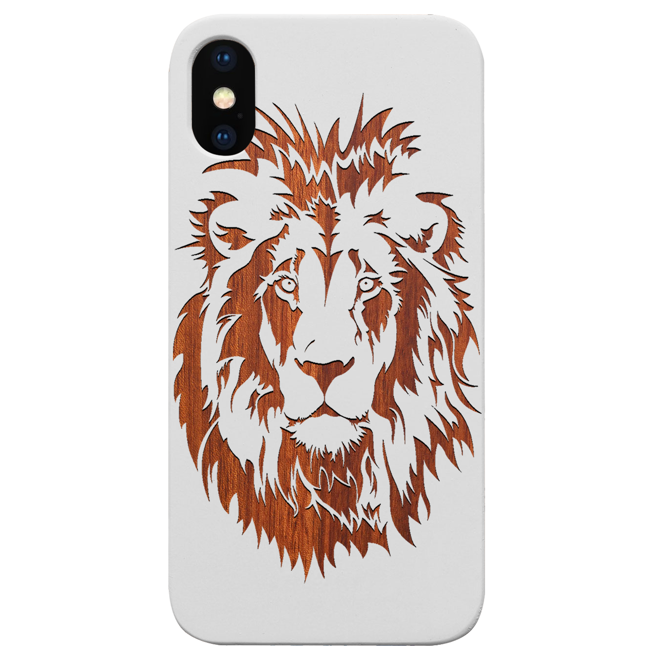Lion Face 5 - Engraved