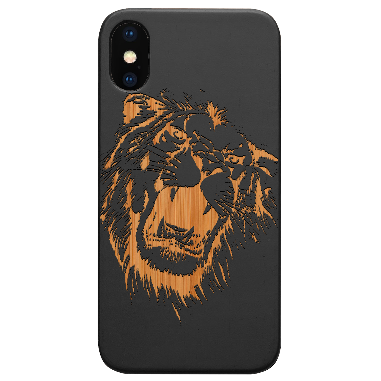 Lion Face 6 - Engraved