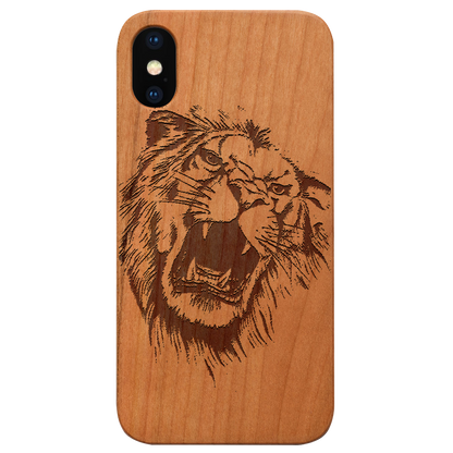 Lion Face 6 - Engraved