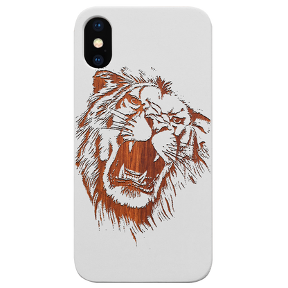Lion Face 6 - Engraved