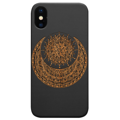 Moon With Sun - Engraved