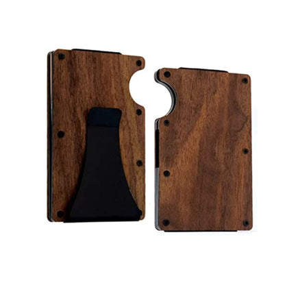 Customized Credit Card Holder With Money Clip