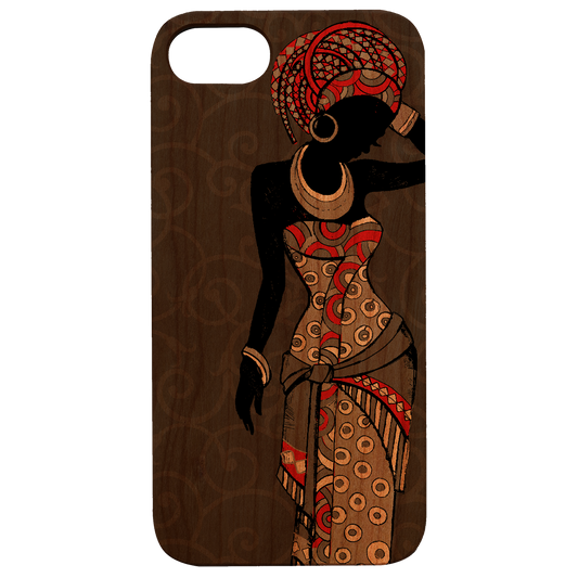 African Woman - UV Color Printed