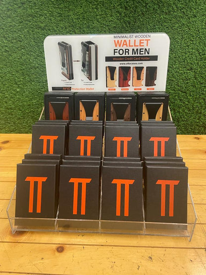 36 Credit Card Holder Bundle + Free Acrylic Display