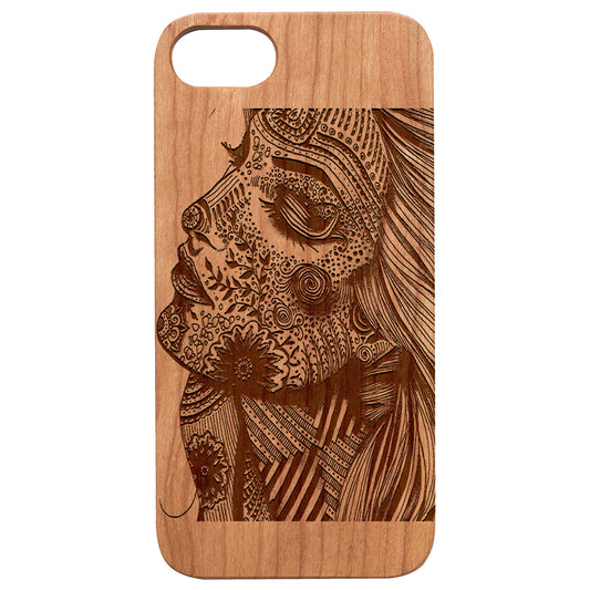 Girl Face 2 - Engraved