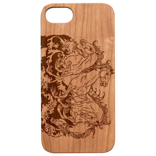 Horse Sea - Engraved