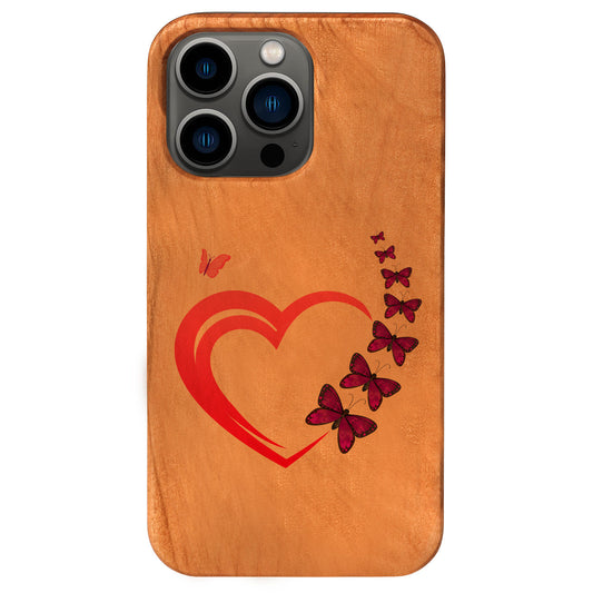 Butterfly Heart  - UV Color Printed