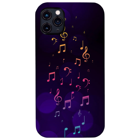 Music Pattern Dark - UV Color Printed
