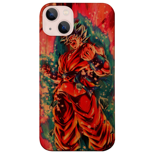 Red Goku - UV Color Printed