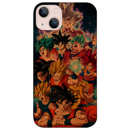 Goku Transformations - UV Color Printed