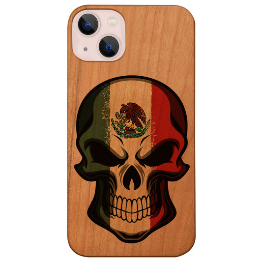 Flag of Mexico with Skull - UV Color Printed