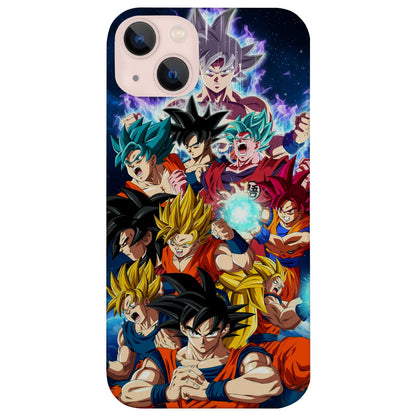 Goku Transformations - UV Color Printed