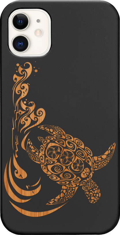 Hawaiian Turtle 3 - Engraved