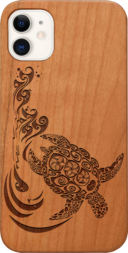 Hawaiian Turtle 3 - Engraved