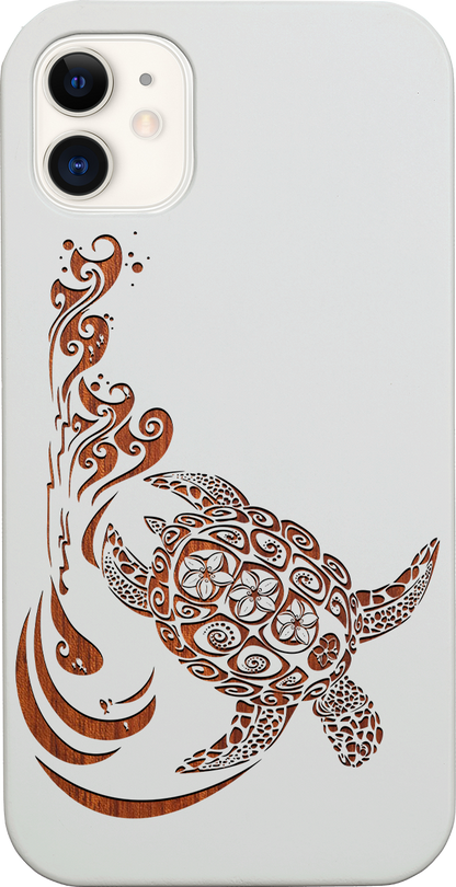 Hawaiian Turtle 3 - Engraved