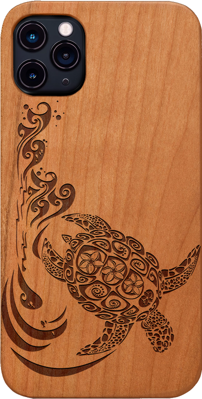 Hawaiian Turtle 3 - Engraved