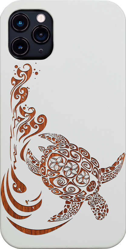 Hawaiian Turtle 3 - Engraved