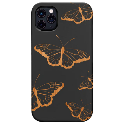 Flying Butterflies - Engraved