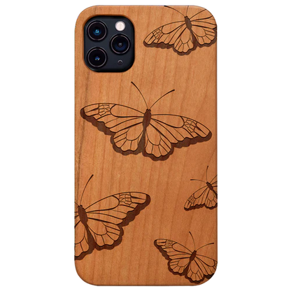 Flying Butterflies - Engraved