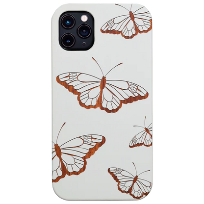 Flying Butterflies - Engraved