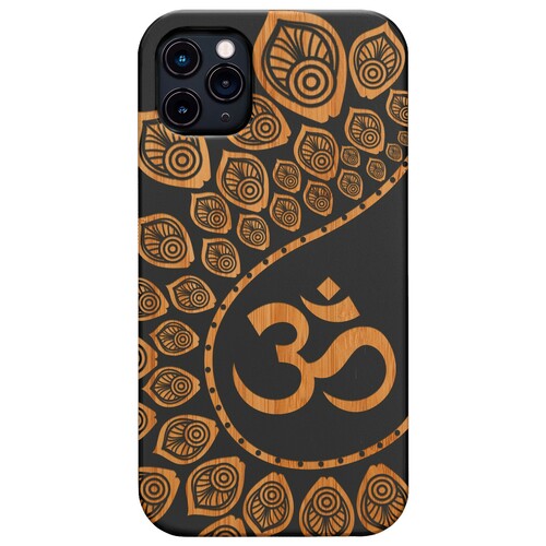 Om Side Mandala - Engraved