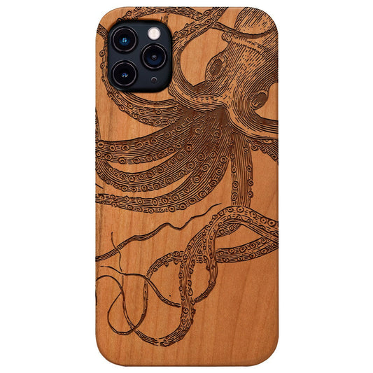 Octopus Head - Engraved