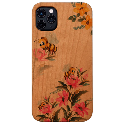 Bee On Flower - UV Color Printed