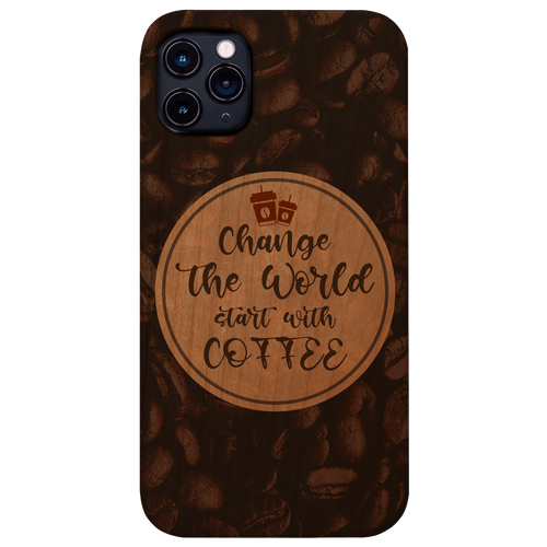Start With Coffee - UV Color Printed