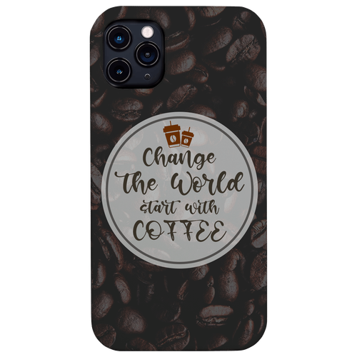 Start With Coffee - UV Color Printed