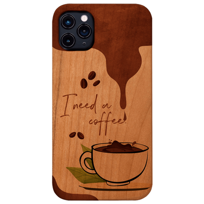 I Need A Coffee - UV Color Printed
