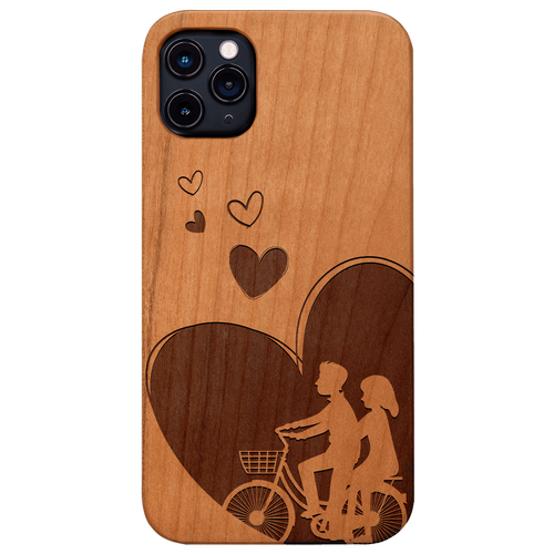 Cycling Couple - Engraved