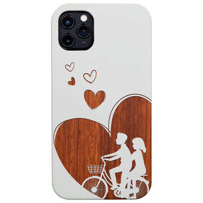 Cycling Couple - Engraved