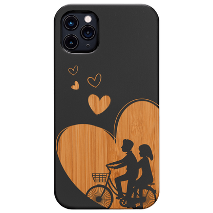 Cycling Couple - Engraved