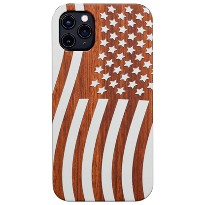 American Flag 2 - Engraved