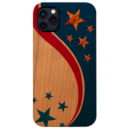Curved USA Flag - UV Color Printed