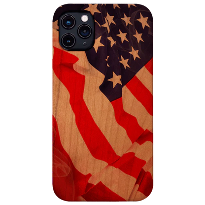 Waving USA Flag - UV Color Printed
