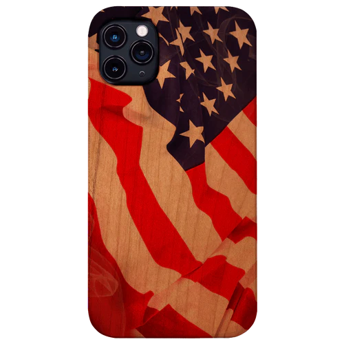 Waving USA Flag - UV Color Printed