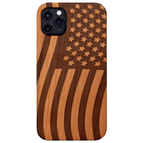 American Flag 2 - Engraved